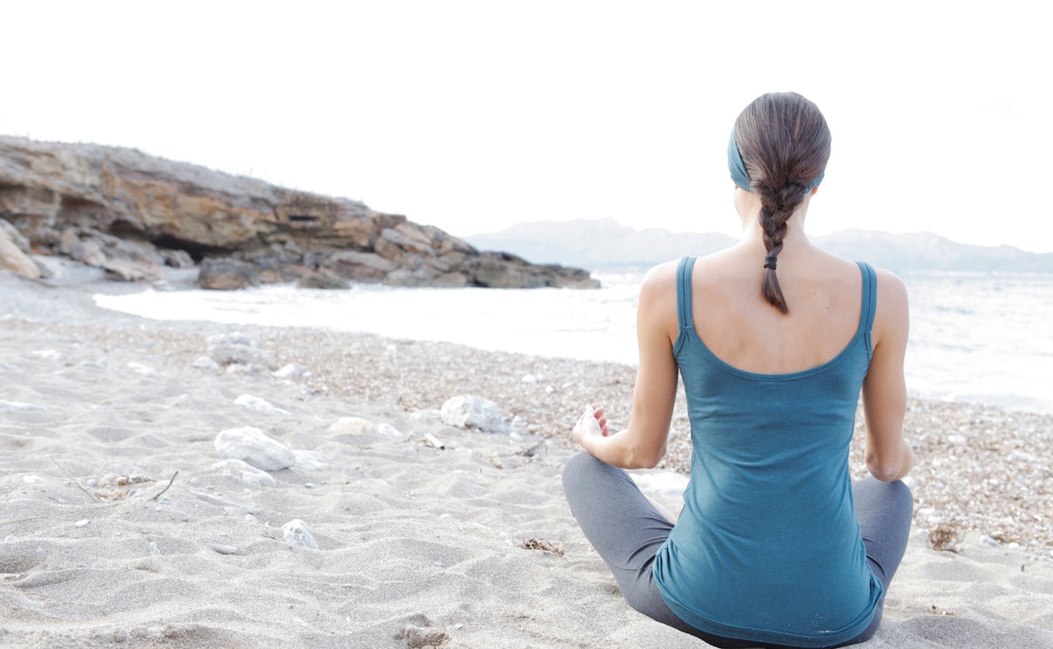 From Clothing merino wool yoga headband yoga vest