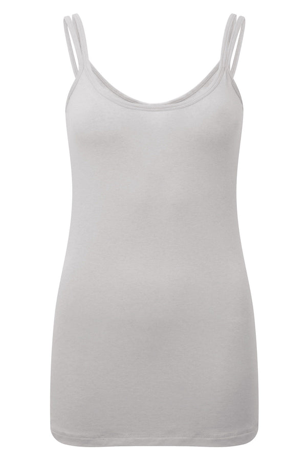 Stunning merino wool yoga vest top, in Silver Mist Grey, provides a superior sports lux feel. Natural and sustainable, Merino Wool's thermo regulatory properties keep you cool when it’s hot, and warm when it’s cool. Blended with cooling ECO friendly Lenzing TENCEL gives a softer hand feel.
