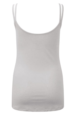 Stunning merino wool yoga vest top, in Silver Mist Grey, provides a superior sports lux feel. Natural and sustainable, Merino Wool's thermo regulatory properties keep you cool when it’s hot, and warm when it’s cool. Blended with cooling ECO friendly Lenzing TENCEL gives a softer hand feel.