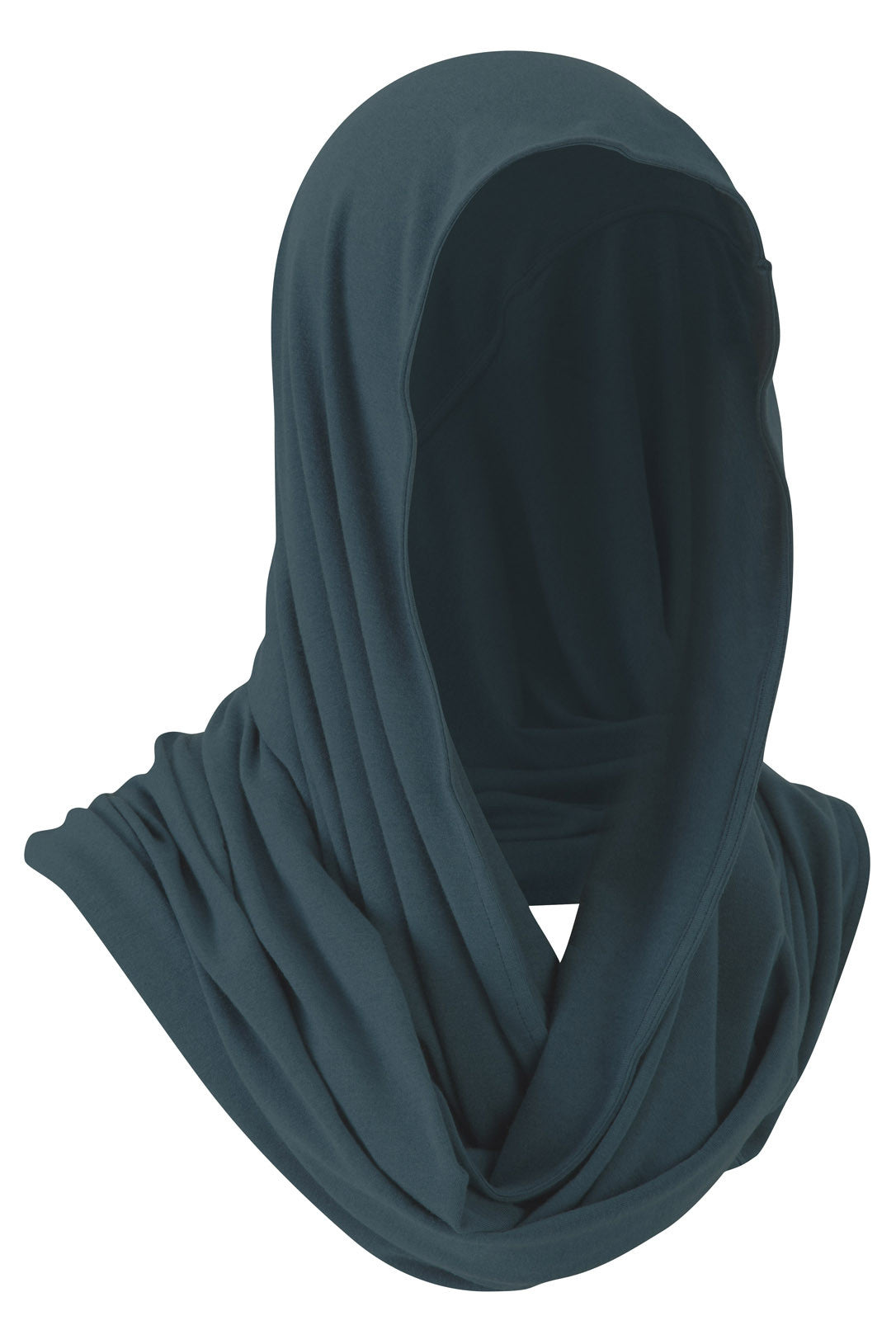 Unisex Merino Wool Snood Scarf in Teal Natural Sustainable