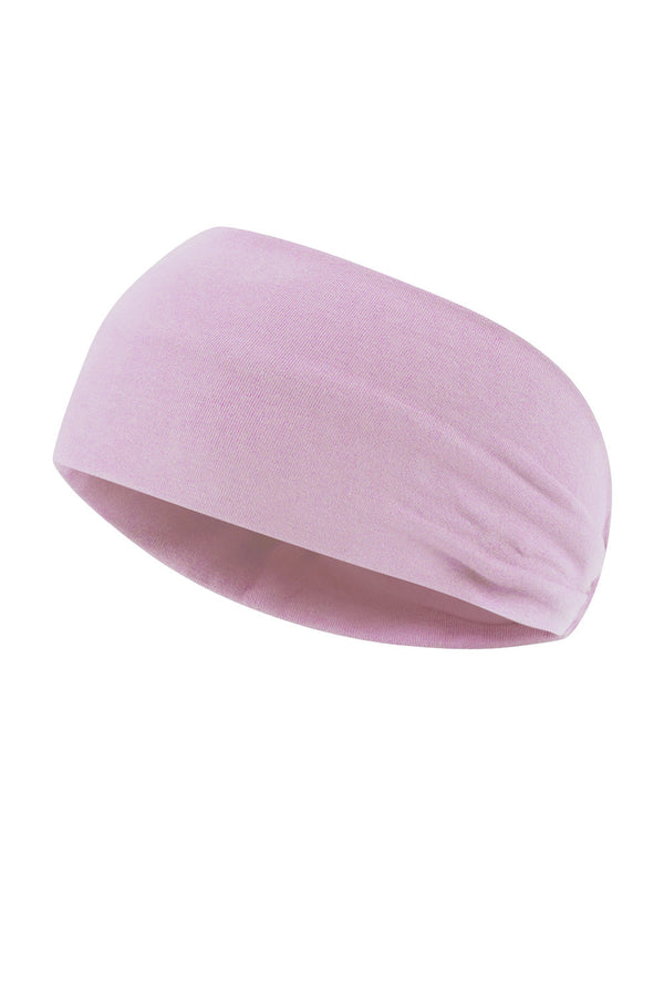 Merino Wool Yoga Headband in Morado Pink