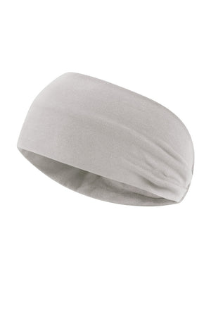 Merino Wool Yoga Headband in Silver Grey